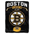 The North West Company The Northwest Co 1NHL-08020-0001-RET Bruins Inspired Raschel Throw 1NHL080200001RET